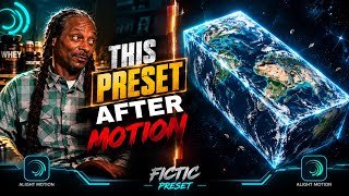 FICTIC like Rectangular Earth 🌎 Edit XML for After motion Z | #edit 