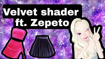Velvet shader in #Zepeto #unity Tutorial #Zepetostudio