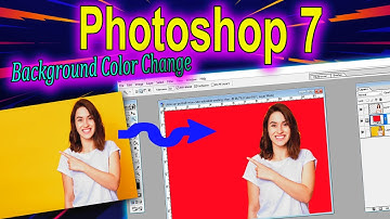 change background color in photoshop 7 || photoshop background color || change background color