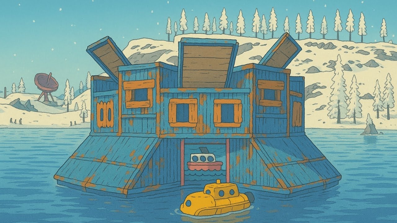 Sobrevivi SOLO em uma BASE BUNKER DE SUBMARINO! 🌊 - Rust