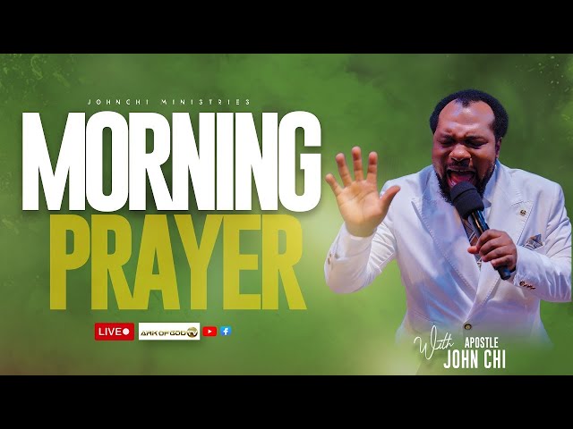 MONDAY MORNING PRAYER BROADCAST WITH APOSTLE JOHN CHI (06-05-2024)