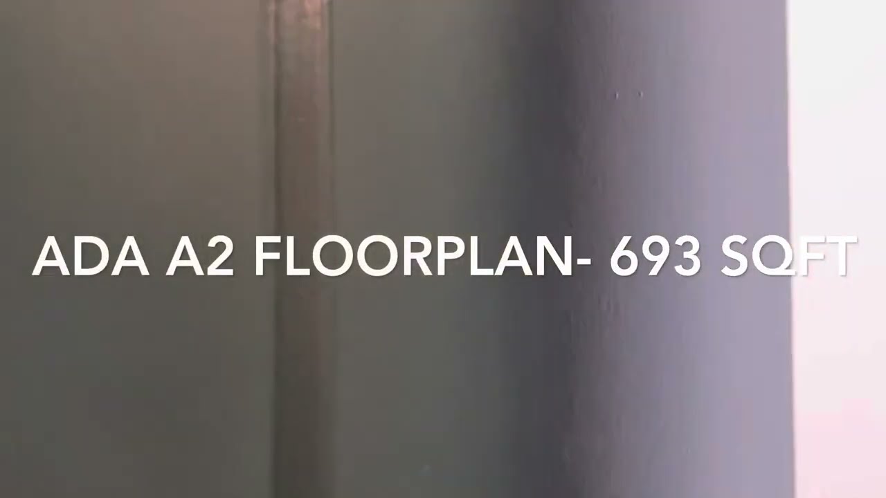 ADA A2 FLOORPLAN - 693 SQFT