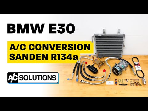 BMW E30 R134a Sanden Conversion Kit How-To & Installation Video – A/C Solutions