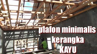 cara pasang rangka plafon minimalis 1 TRAP/ how to install a minimalist 1 TRAP ceiling frame