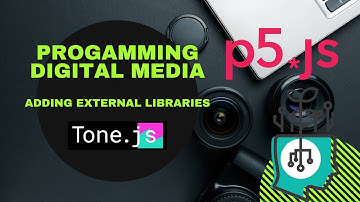 Adding external Libraries to your p5js sketch