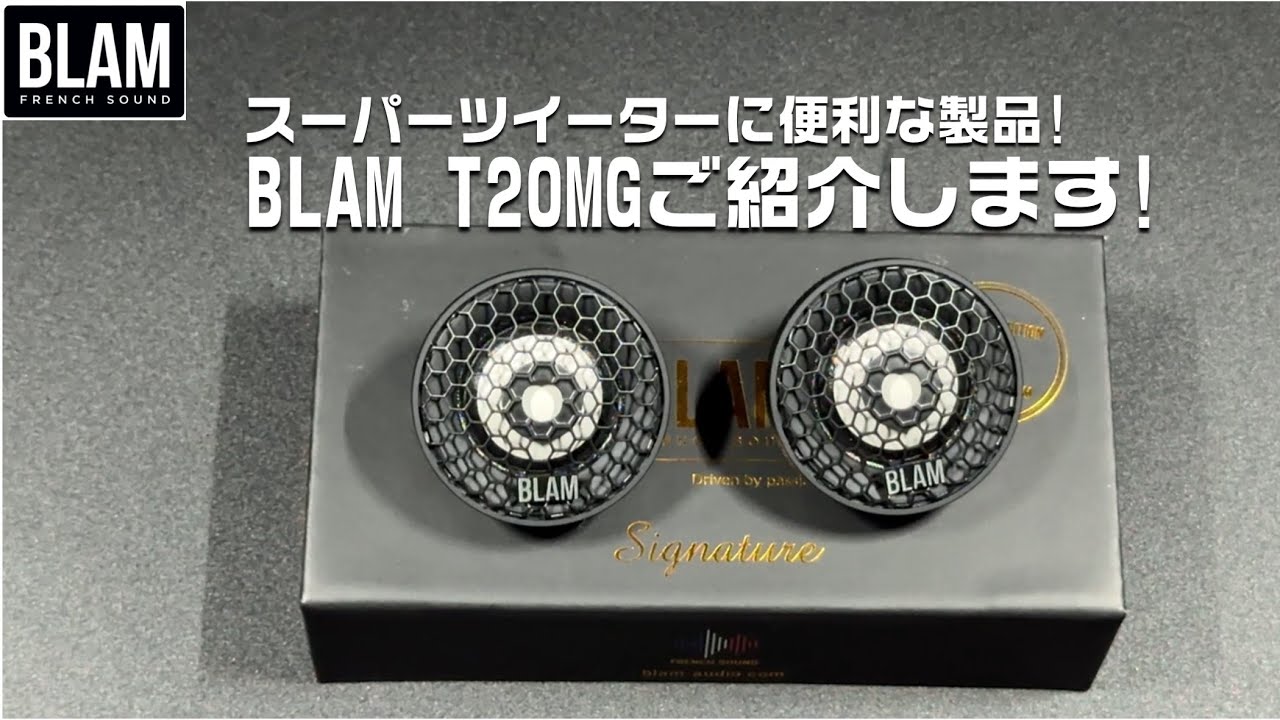 様々な使い方ができる、BLAMのSignatureシリーズから、T20MGをご紹介し