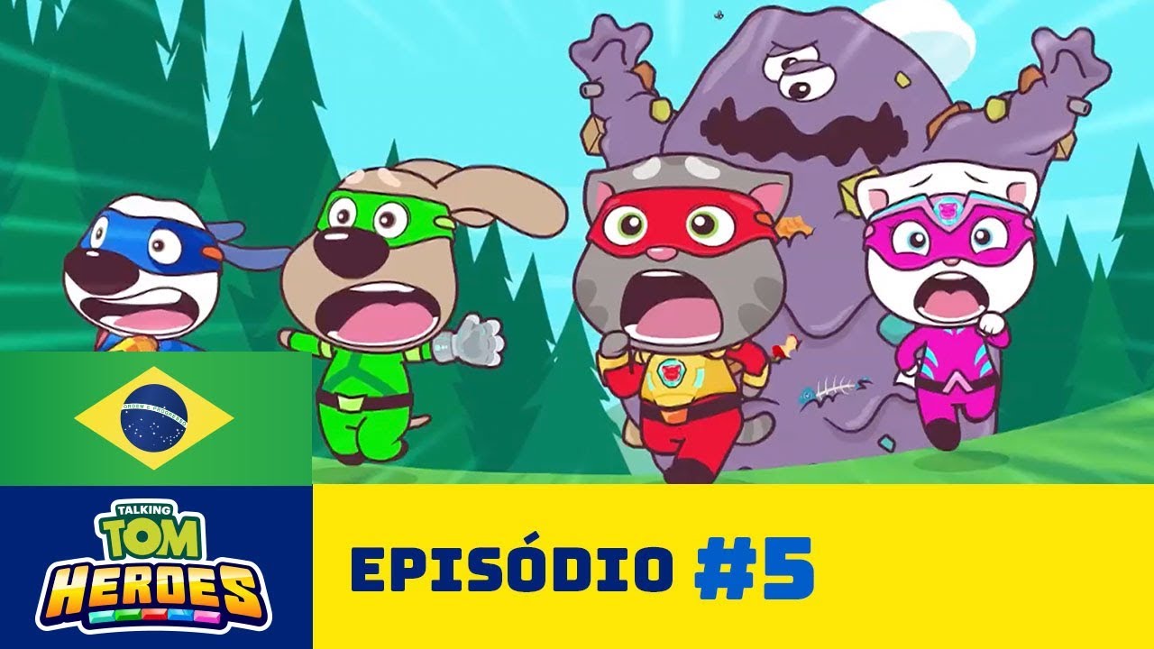 Talking Tom Heroes - O ataque do monstro de lixo (Episódio 5)
