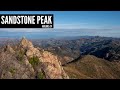 Hiking Sandstone Peak in Malibu via the Mishe Mokwa Trail