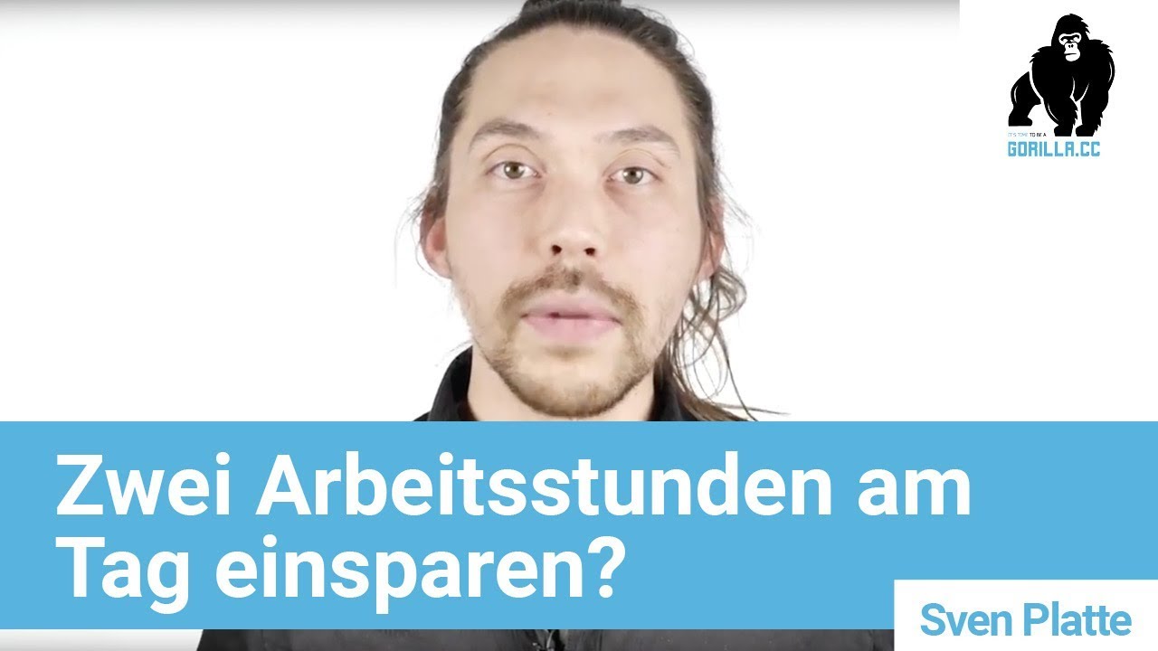 Das Gorilla CRM spart mir 1-2 Stunden am Tag | Sven Platte über das Gorilla CRM