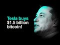 Tesla Buys Bitcoin (and will accept crypto payments!) 🚀