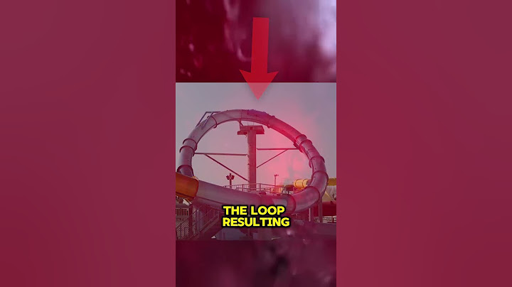 Scariest thing to happen on a Waterslide! #waterslide #outdoors #waterpark #scary