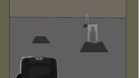 FPS (first person shooter) flash game test 1! (MINE!)