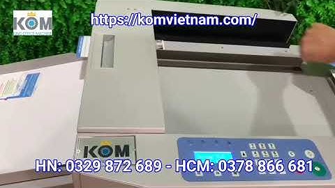 Máy cấn gân rãnh xé DUMOR 332 Sniper (Phần 2) I Máy bế gân - cấn răng cưa cao cấp số 1 thị trường!