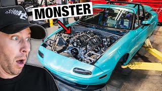 We Put a 525HP LS3 in a Miata...THIS IS NUTS!