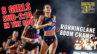A STACKED 800m race sends 8 girls sub-2:10 in the 800 - FULL RACE
