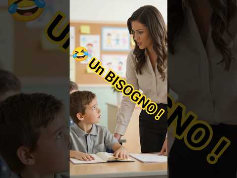 Video #Barzelletta DEVO ANDARE IN BAGNO!? ?? #giocodiparole #umorismo #lol #only #fun #zelig #comico