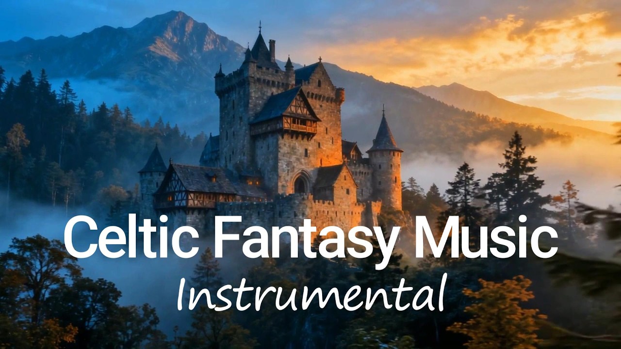 Golden Flute and Violin for Sleep Deeply - Celtic Fantasy Instrumental Music