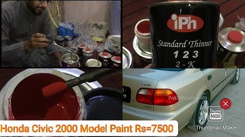 How much does it cost to repaint a honda civic