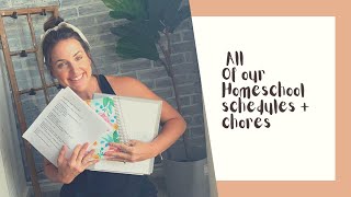 OUR *NEW* HOMESCHOOL SCHEDULE||ROUTINES||KIDS UPDATED CHORES