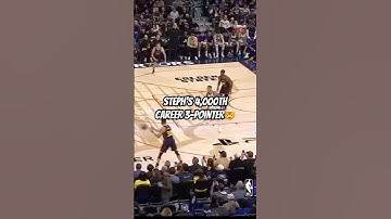 STEPH CURRY 4,000th CAREER 3-POINTER ! 🤯 #nba #shorts