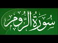 سورة الروم الشيخ رعد محمد الكردي 