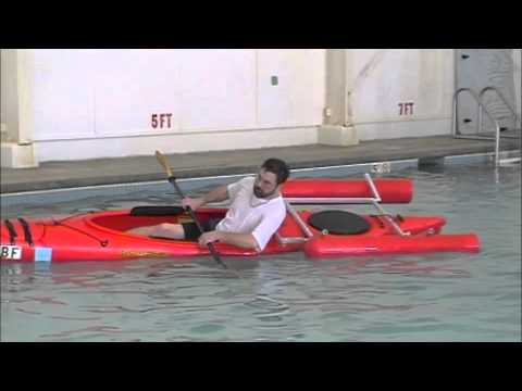 Crane Creek Kayaks - Kayak Stabilizer - YouTube