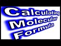 Molecular Formula Calculation Quiz