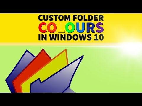 Custom Folder Colours In Windows 10