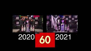 Times Square Ball Drop New Year 2020 And 2021 Comparison With 2004-2005 Discover Card Countdown