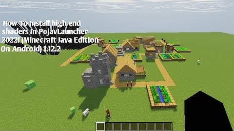 How To Install Real Shaders In PojavLauncher 2022! (Minecraft Java Edition On Android)1.12.2