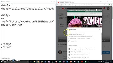 Embed A YouTube video in HTML / Notepad