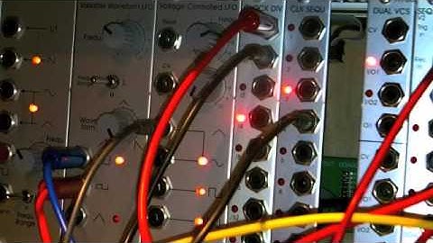 Testing Audio Hacker (Arduino Sampler) with Modular Synthesizer