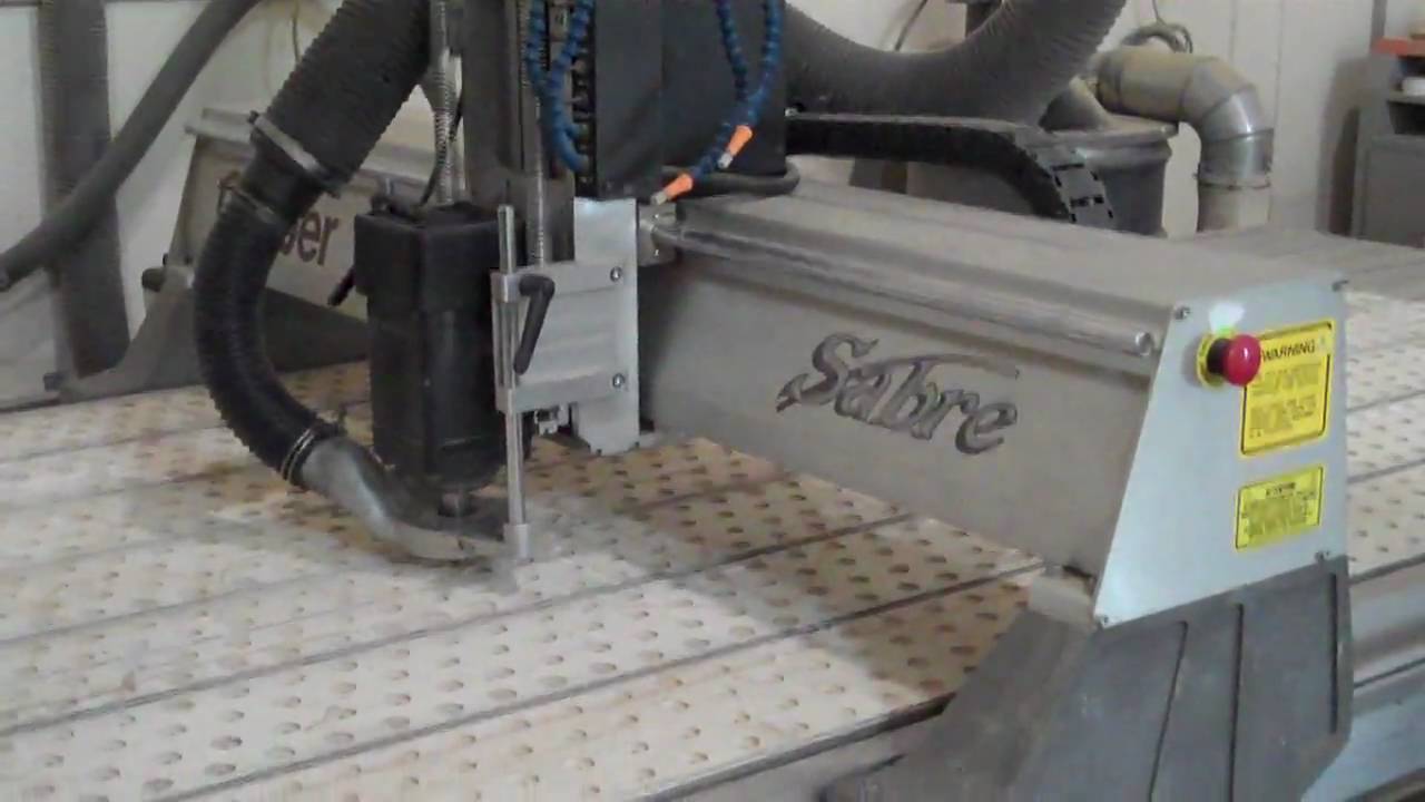 Gerber Sabre CNC Router Available at YouTube