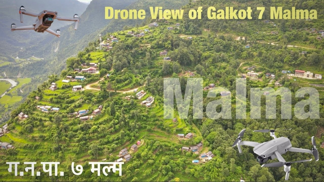 Malma Galkot॥गल्कोट ७ मल्म  को ड्रोन दृश्य॥Drone view of Galkot 7 Malma Baglung ॥