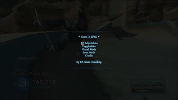 PS3 CFW/HEN How to Get Mod Menu on Skate 3 Career Mode