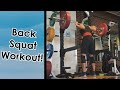 Back Squat Workout