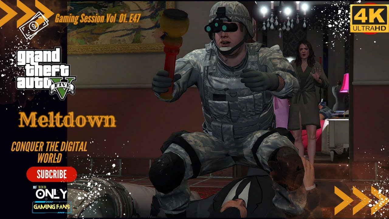 GTA 5 Mission Gameplay 47 Meltdown Gold Medal Guide 4K 60fps 