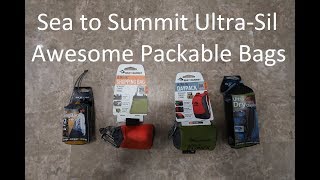 You NEED these bags!  Sea To Summit Ultra-Sil bags!