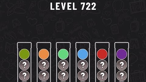 Ball Sort Puzzle Level 722 #ballsortpuzzle #ballsortpuzzlegameplay #puzzlegame #mobilegames