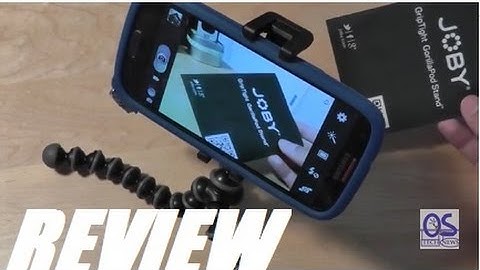REVIEW: Joby TightGrip GorillaPod Stand- Flexible Phone Tripod!
