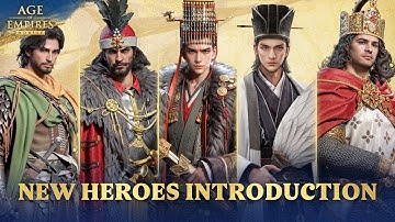 Age of Empires Mobile | Game Assets | New Heroes Introduction