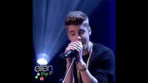 Thumbnail of Justin Bieber- As Long As You Love Me live on the ellen show