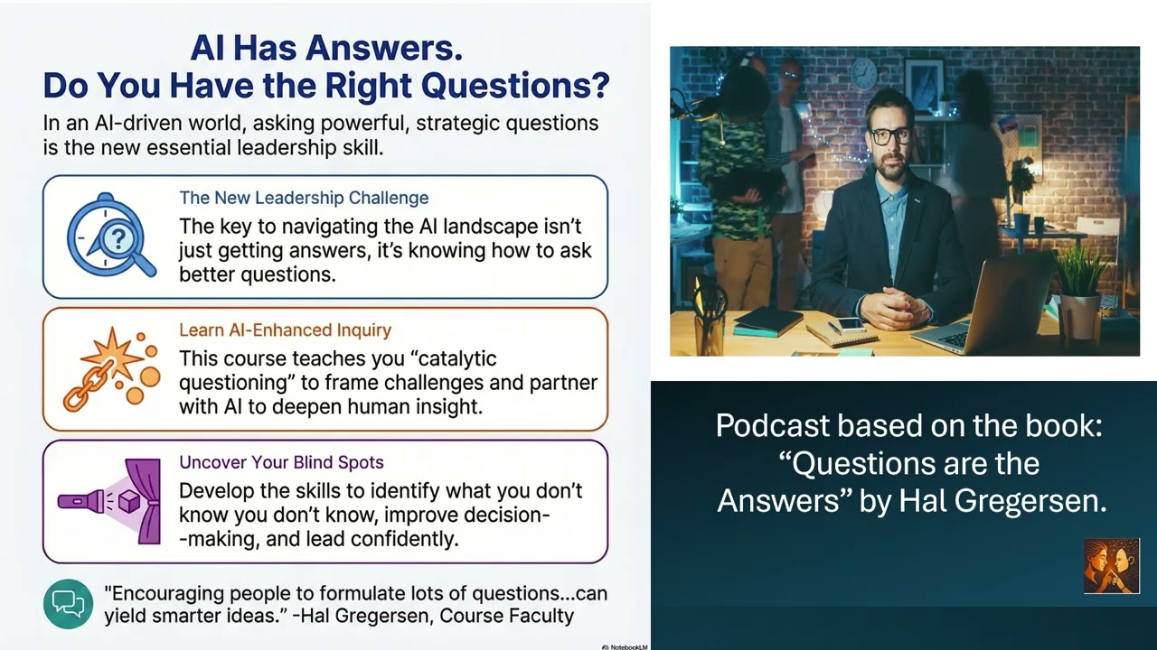 Podcast based on the book "Questions are the Answers."