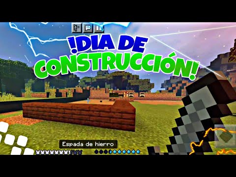 ¡DIA DE CONSTRUCCIÓN, EXPLORACIÓN Y MAS!| SERIE MINECRAFT #2