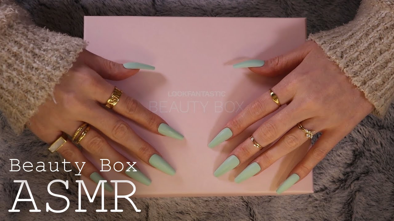 ASMR Look Fantastic Beauty Box Unboxing (🎧 soft spoken, tapping)