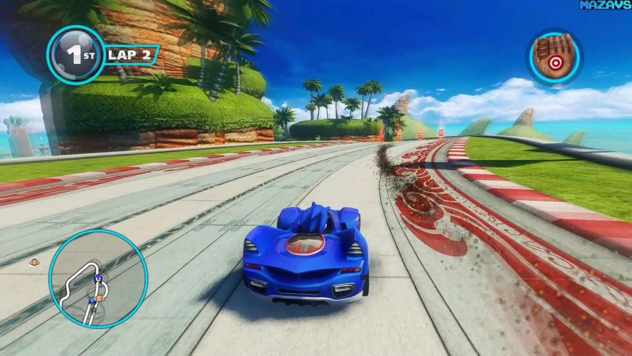 Jogo Sonic & All Star Racing Transformed Xbox 360 Sega com o