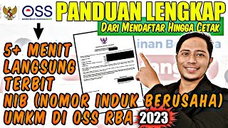 CARA MEMBUAT NIB ONLINE DI OSS RBA ✅ DAFTAR LANGSUNG TERBIT DI OSS BERBASIS RESIKO 👉 Terbaru 2023 screenshot 5