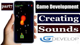 Game development part 7 - Create sound in gdevelop | Game design