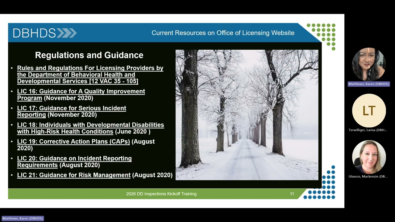2026 DD Inspections Training Presentation