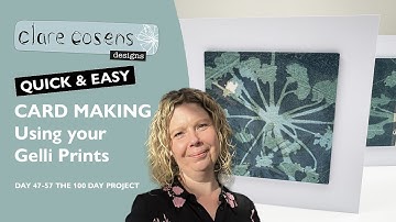 Hoe je snel kaarten maakt met je Gelli-prints